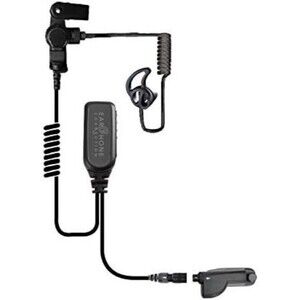 Hawk Lapel Mic w/ Quick Release Adapter for Motorola XPR Radio - Black Tube